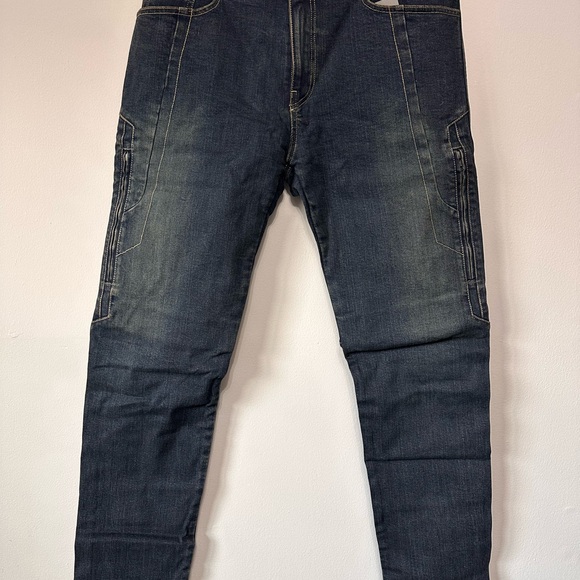 MAXLER JEANS Men's Dark Blue Jeans Riding Jeans Motorcycle! NWT! Size 36.